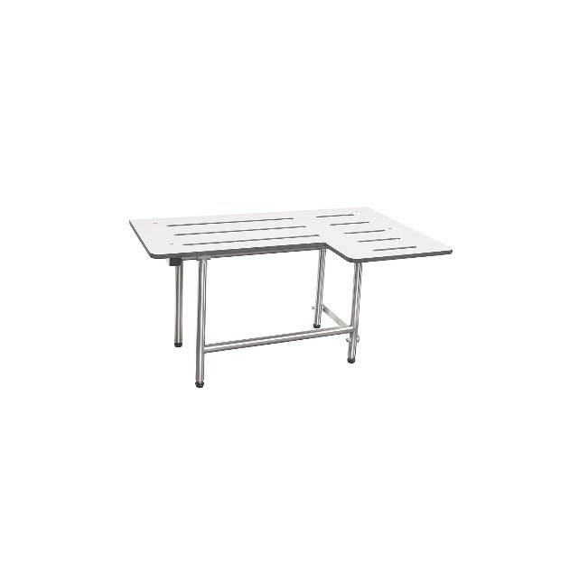 Asiento de ducha reversible